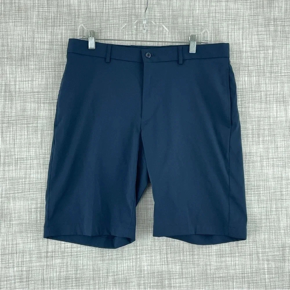 Slazenger Mens Size 34 golf shorts navy blue 1658